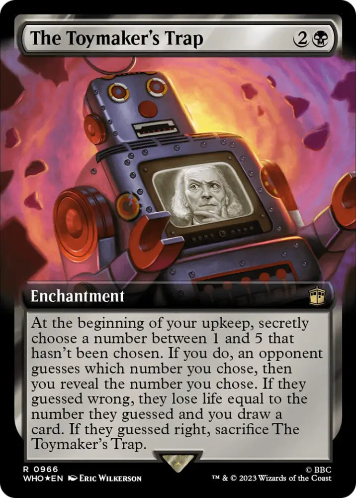 The Toymaker’s Trap (Extended Art) (Surge Foil) [Doctor Who] - MTG Single