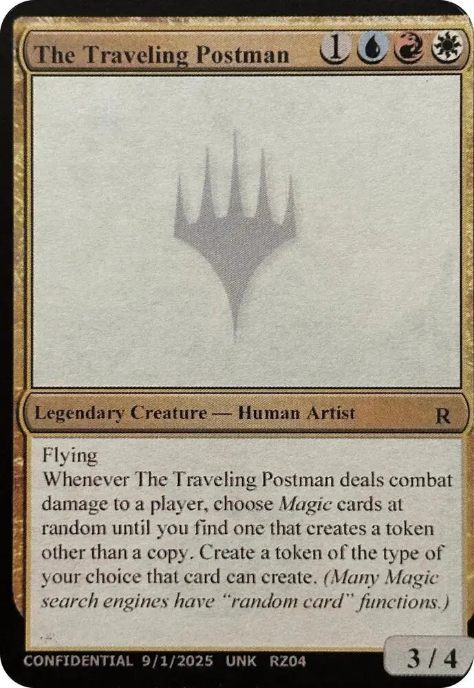 The Traveling Postman [Un-Known Event Playtest Cards]
