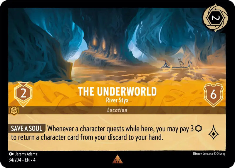 The Underworld - River Styx (34/204) [Ursula’s Return] - Lorcana Single