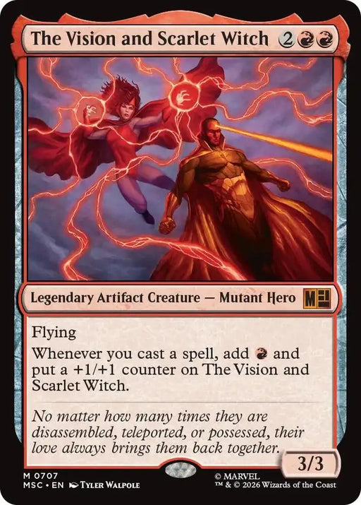 The Vision and Scarlet Witch (707) [Marvel Super Heroes Commander]