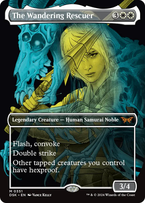 The Wandering Rescuer (Showcase) [Duskmourn: House of Horror] - MTG Single