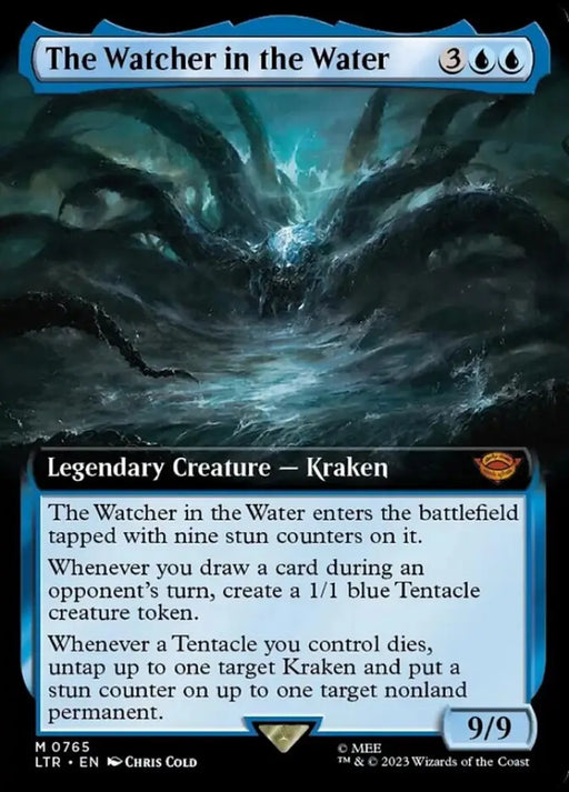 The Watcher in the Water (Extended Art) (Surge Foil) [The Lord of the Rings: Tales of Middle-Earth] - MTG Single