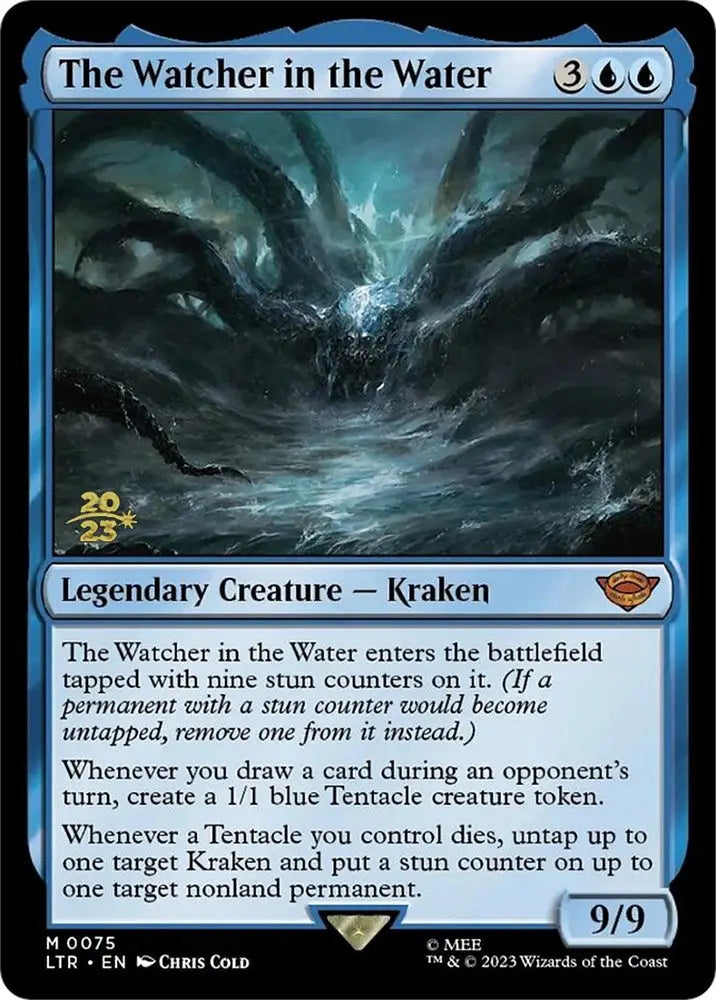 The Watcher in the Water [The Lord of the Rings: Tales of Middle-Earth Prerelease Promos] - MTG Single