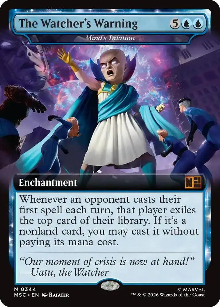 The Watcher's Warning - Mind's Dilation (Extended Art) (344) [Marvel Super Heroes Commander]