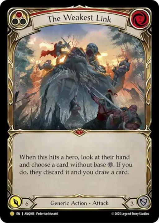 The Weakest Link (Red) (ANQ016) [Compendium of Rathe - Antiquity Pack]