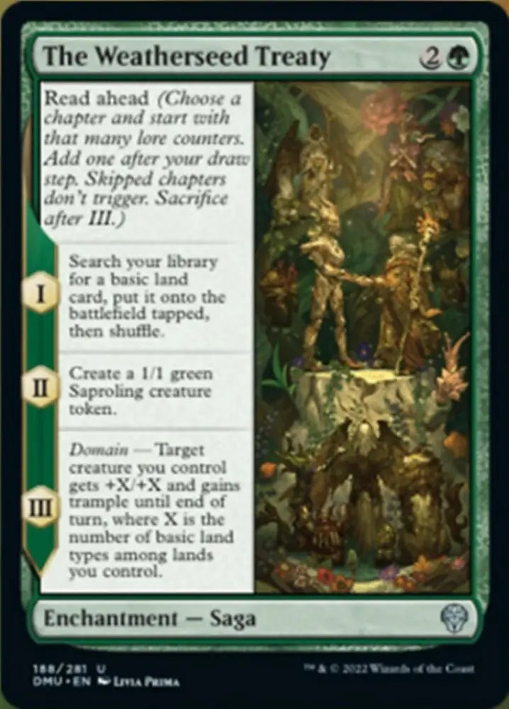 The Weatherseed Treaty [Dominaria United] - MTG Single