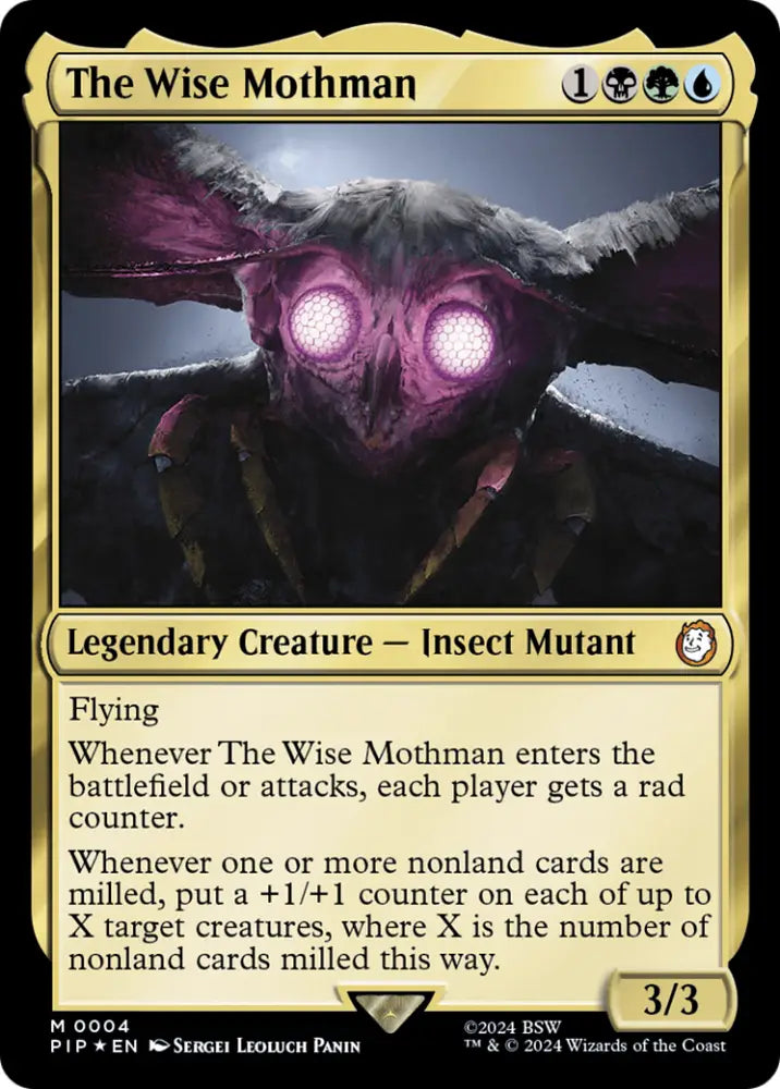 The Wise Mothman [Fallout] - MTG Single