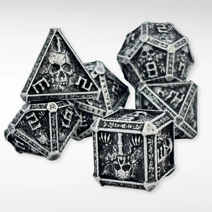 Nerd Gear: The Wizards Tomb - 7pc Solid Metal Dice Set
