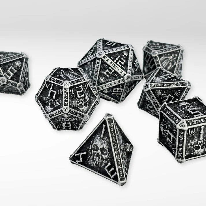 Nerd Gear: The Wizards Tomb - 7pc Solid Metal Dice Set