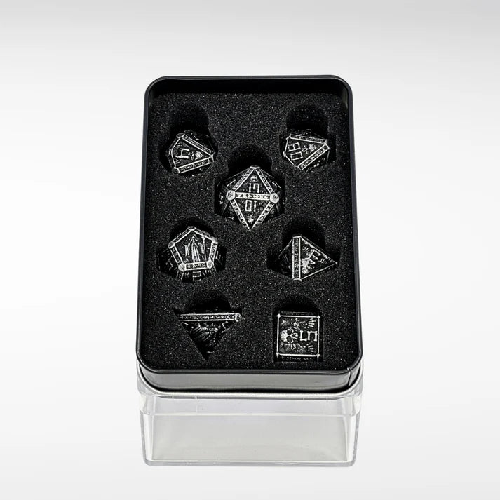 Nerd Gear: The Wizards Tomb - 7pc Solid Metal Dice Set