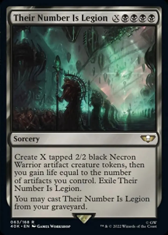 Their Number Is Legion [Warhammer 40,000] - MTG Single