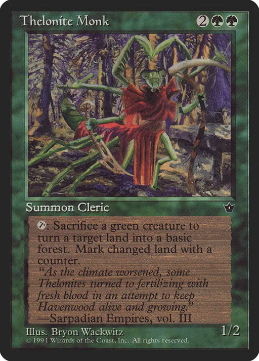Thelonite Monk [Fallen Empires] - MTG Single
