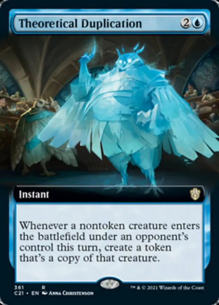 Theoretical Duplication (Extended Art) [Commander 2021] - MTG Single