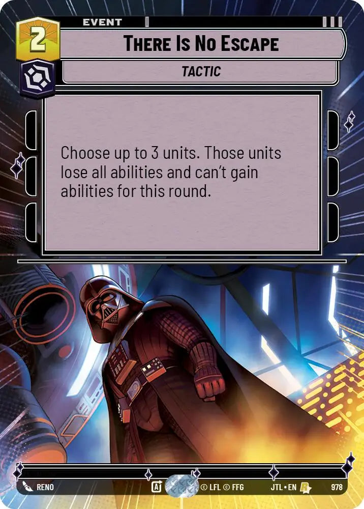 There Is No Escape (Hyperspace Foil) (978) [Jump to Lightspeed] - Star Wars: Unlimited Single