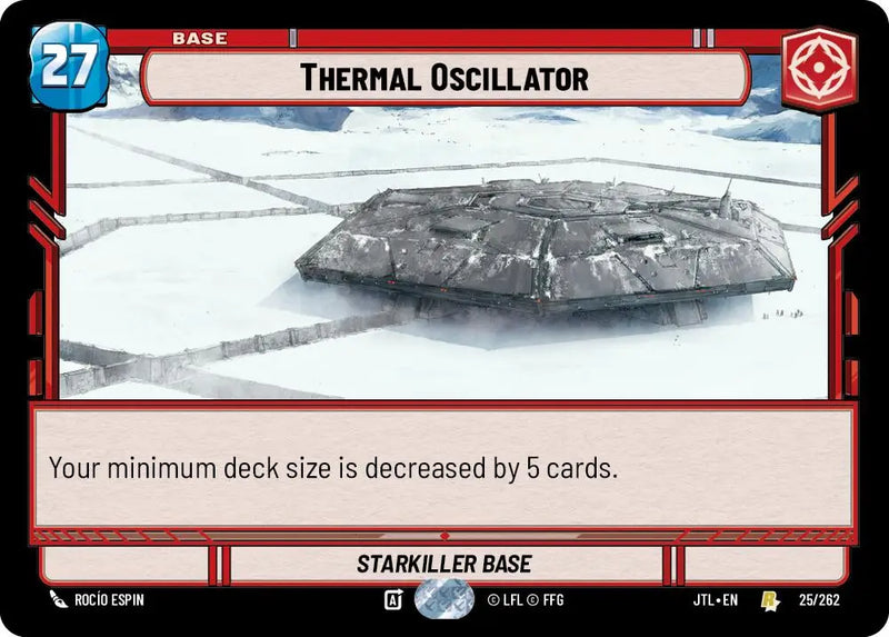 Thermal Oscillator (025/262) [Jump to Lightspeed] - Star Wars: Unlimited Single