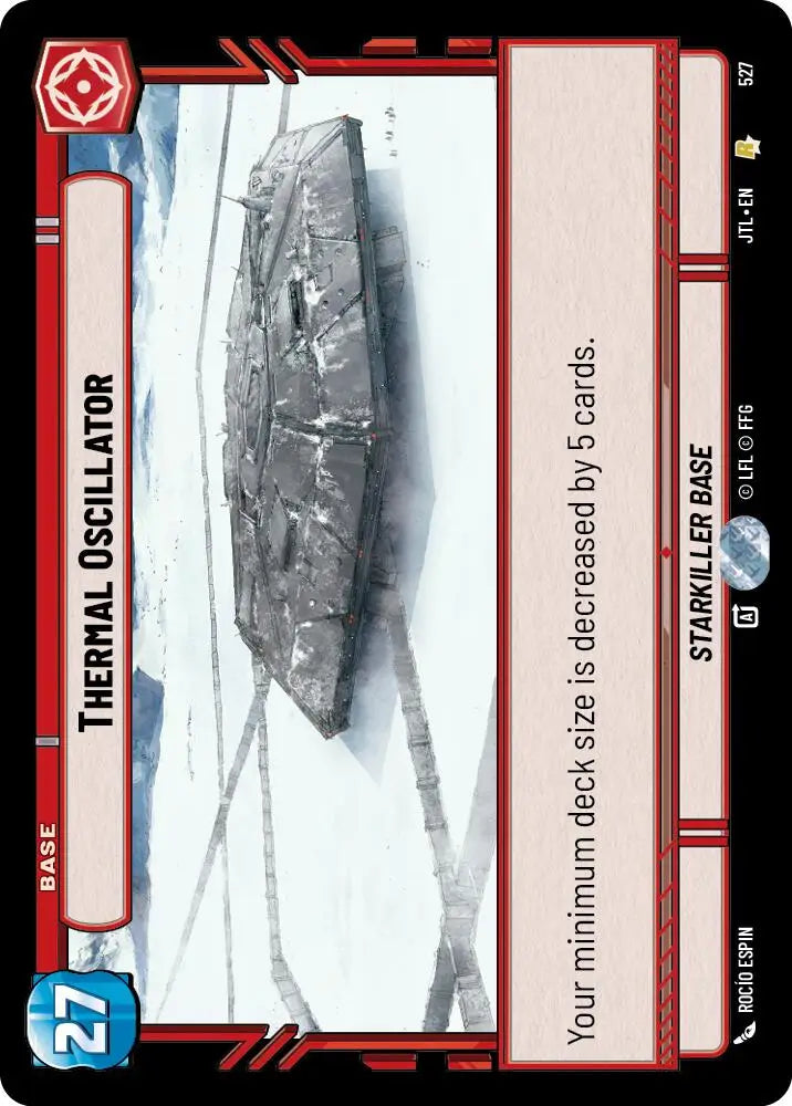 Thermal Oscillator (Foil) (527) [Jump to Lightspeed] - Star Wars: Unlimited Single