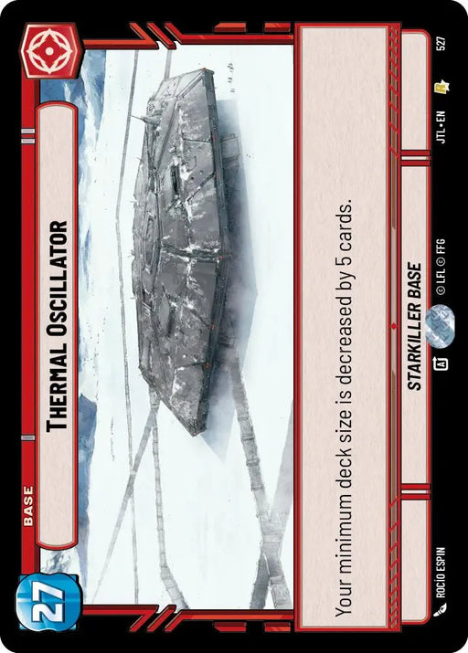 Thermal Oscillator (Foil) (527) [Jump to Lightspeed] - Star Wars: Unlimited Single