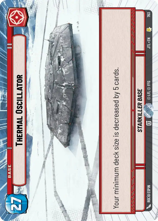 Thermal Oscillator (Hyperspace Foil) (763) [Jump to Lightspeed] - Star Wars: Unlimited Single