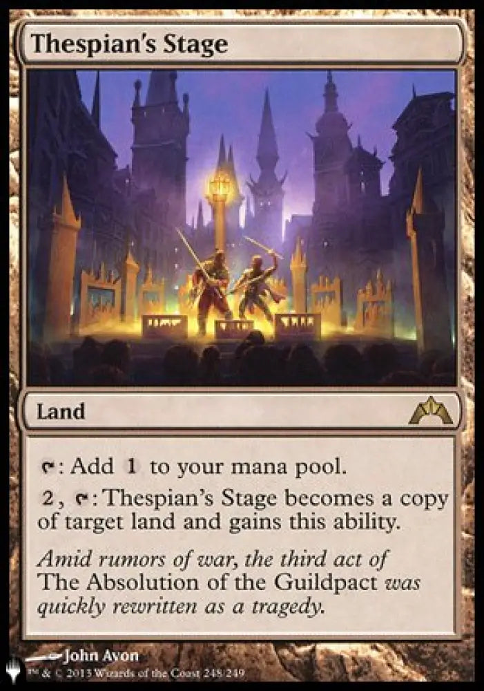 Thespian’s Stage [The List] - MTG Single