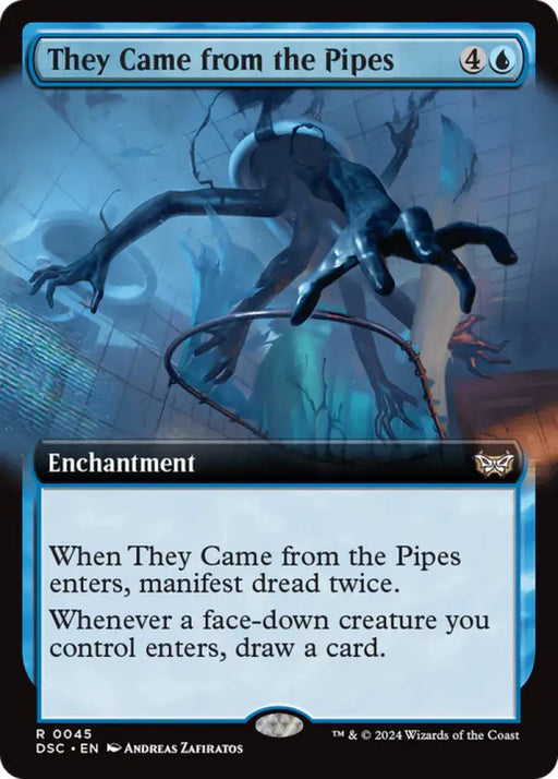 They Came from the Pipes (Extended Art) [Duskmourn: House of Horror Commander] - MTG Single