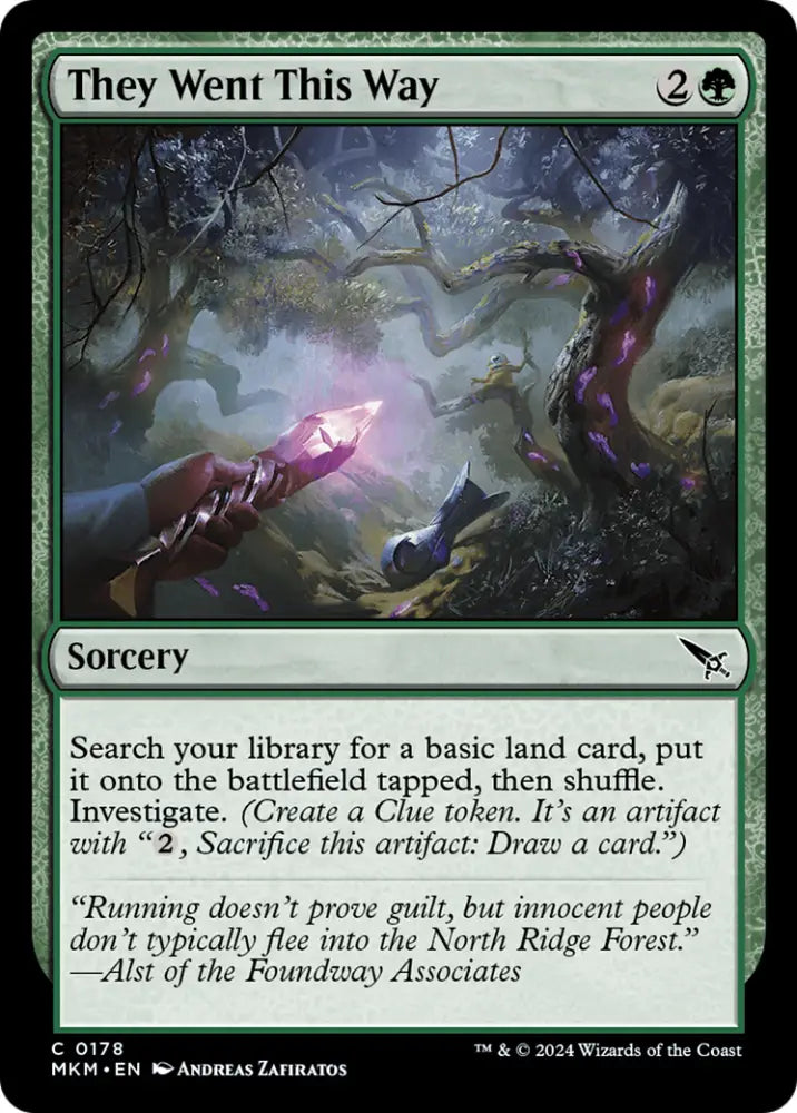 They Went This Way [Murders at Karlov Manor] - MTG Single