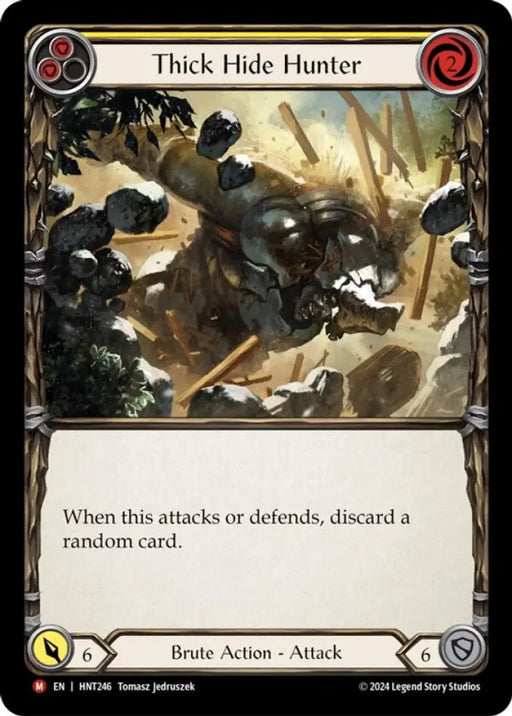 Thick Hide Hunter [The Hunted] Rainbow Foil - Flesh And Blood Single