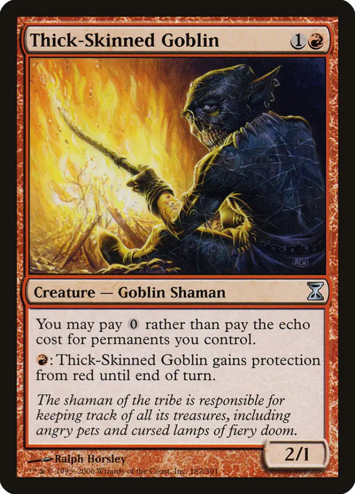 Thick-Skinned Goblin [Time Spiral] - MTG Single