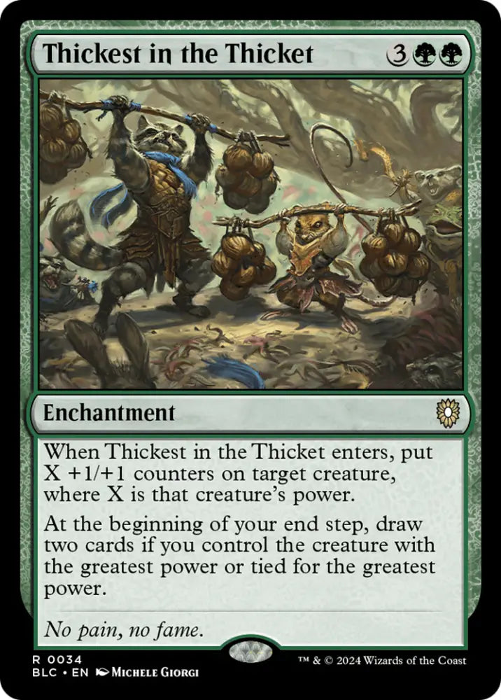 Thickest in the Thicket [Bloomburrow Commander] - MTG Single