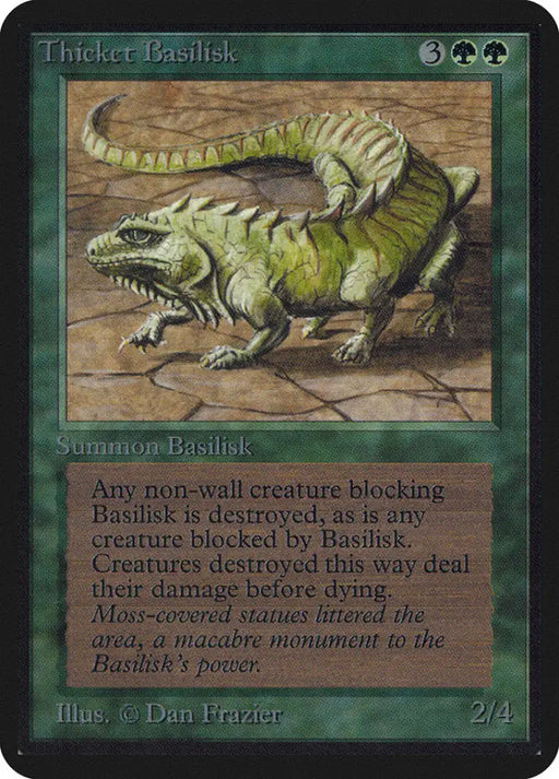 Thicket Basilisk [Alpha Edition] - MTG Single