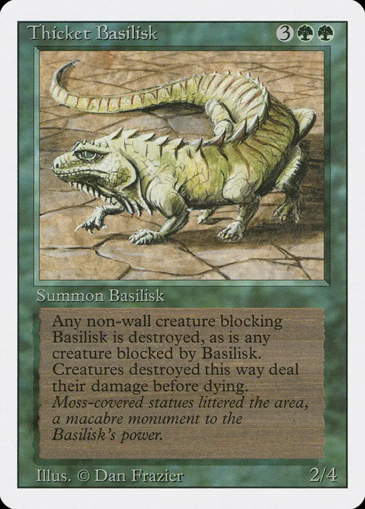 Thicket Basilisk [Revised Edition] - MTG Single