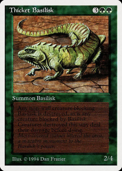 Thicket Basilisk [Summer Magic / Edgar] - MTG Single