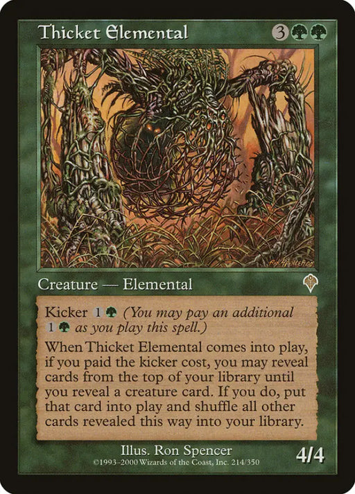 Thicket Elemental [Invasion] - MTG Single