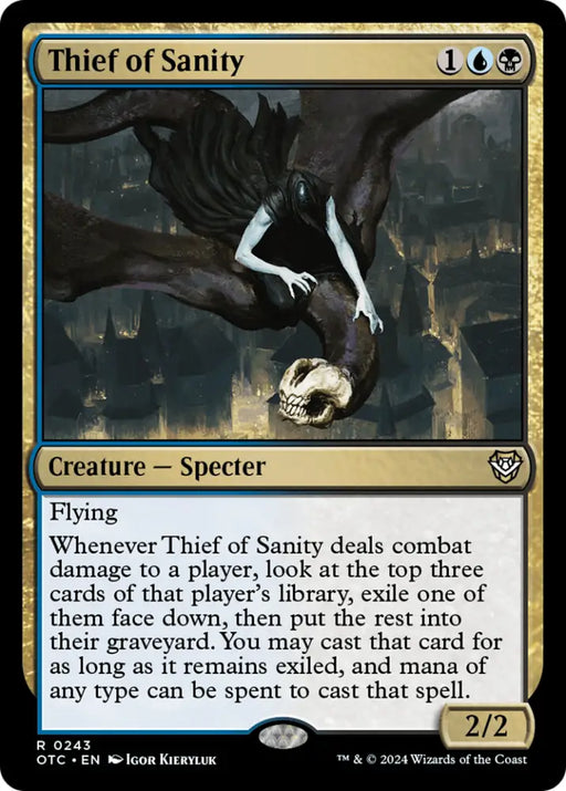 Thief of Sanity [Outlaws of Thunder Junction Commander] - MTG Single