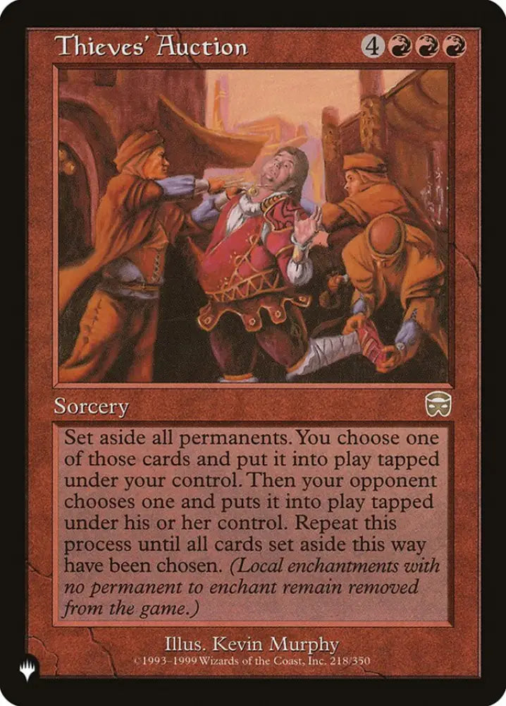 Thieves’ Auction [The List] - MTG Single