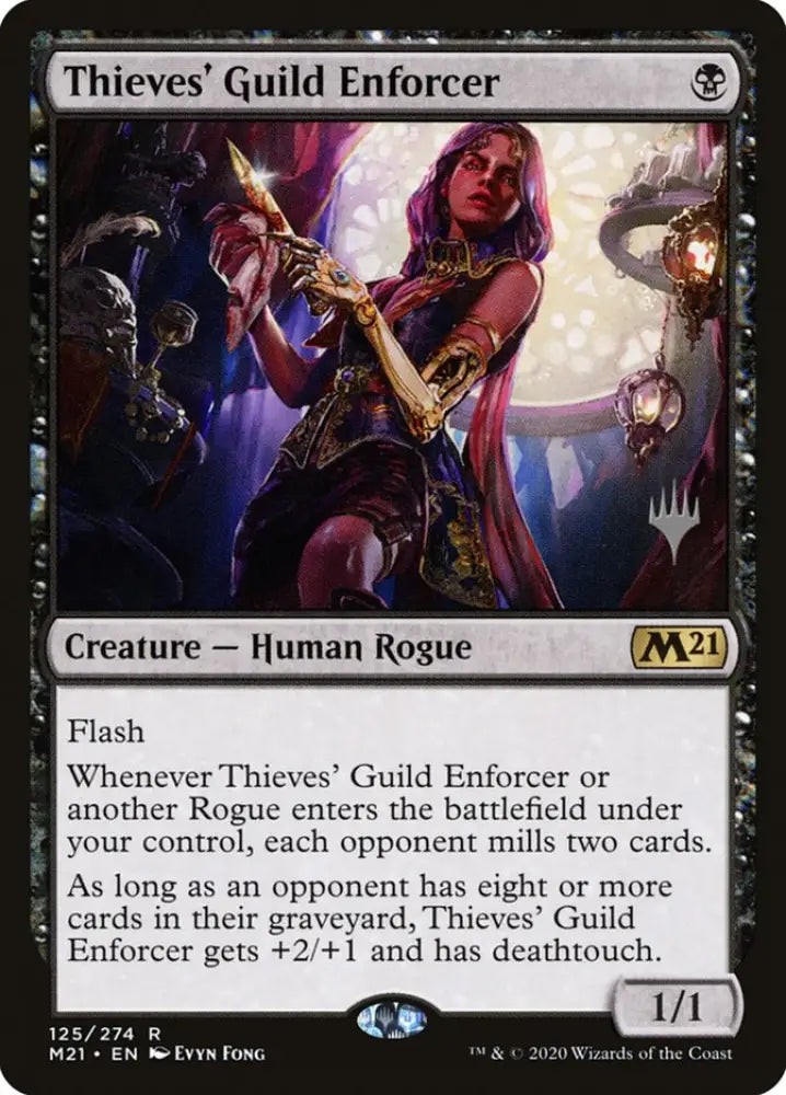 Thieves’ Guild Enforcer (Promo Pack) [Core Set 2021 Promos] - MTG Single
