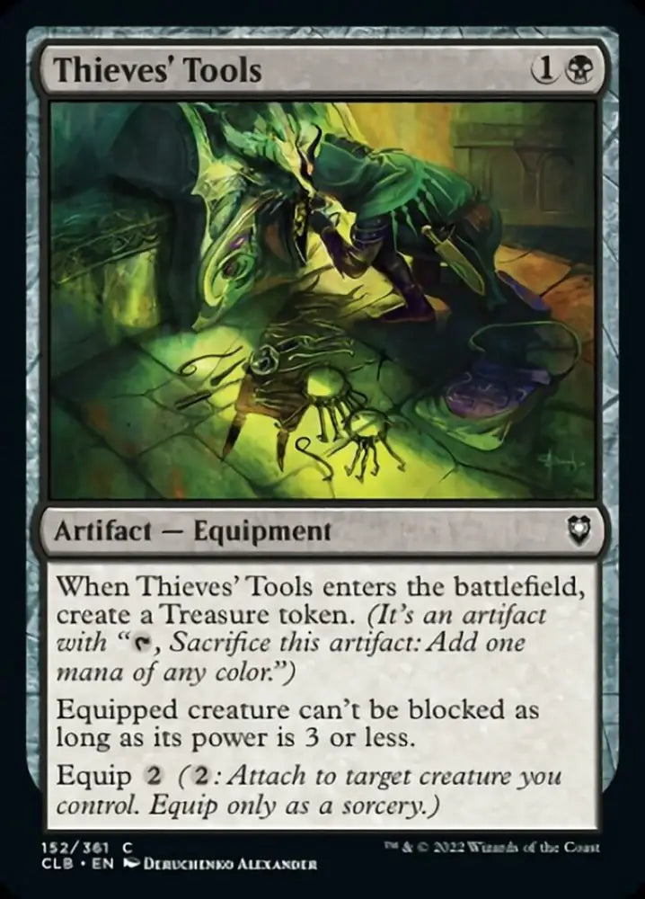 Thieves’ Tools [Commander Legends: Battle for Baldur’s Gate] - MTG Single