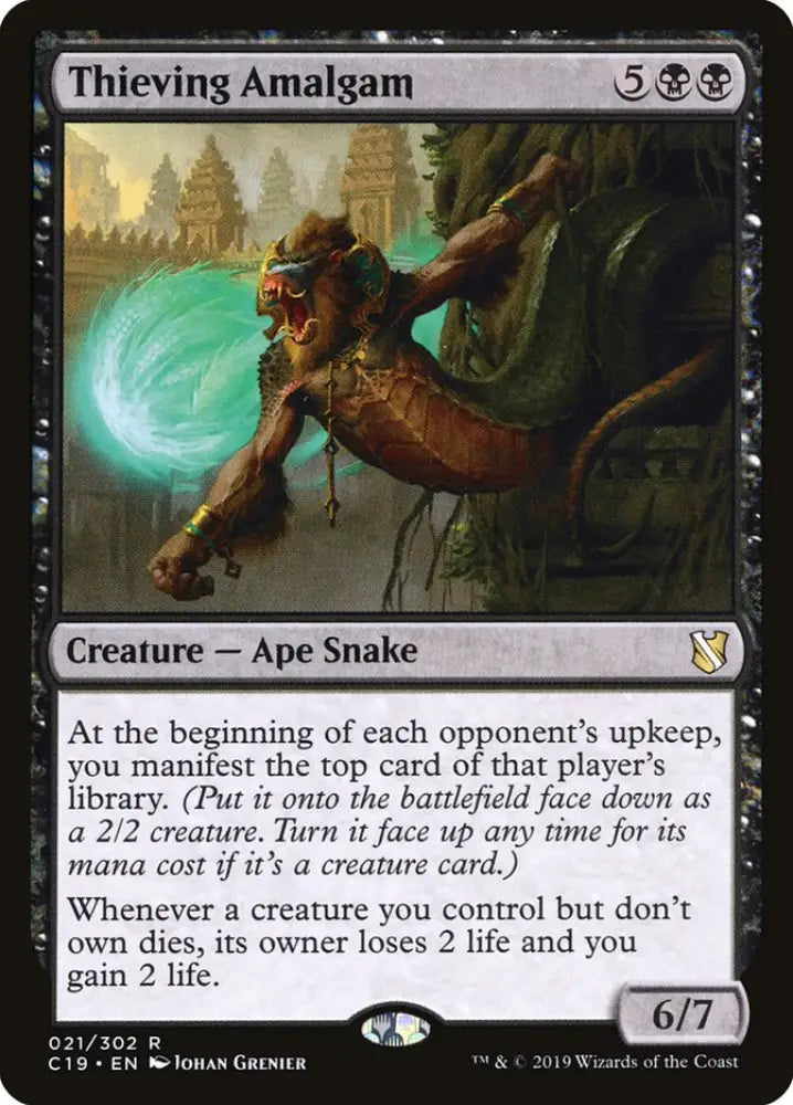 Thieving Amalgam [Commander 2019] - MTG Single