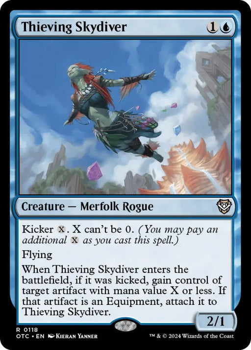 Thieving Skydiver [Outlaws of Thunder Junction Commander] - MTG Single