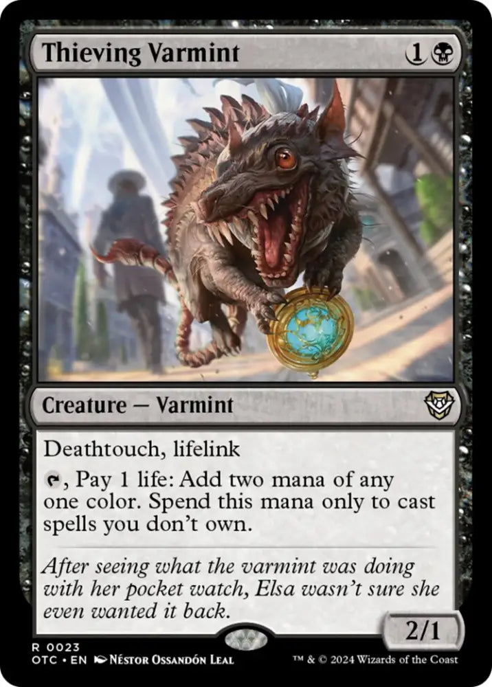 Thieving Varmint [Outlaws of Thunder Junction Commander] - MTG Single