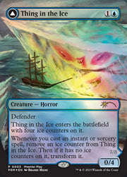 Thing in the Ice // Awoken Horror (Borderless Alternate Art) [Regional Championship Qualifiers 2023] - MTG Single