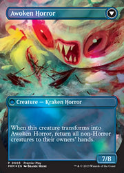 Thing in the Ice // Awoken Horror (Borderless Alternate Art) [Regional Championship Qualifiers 2023] - MTG Single