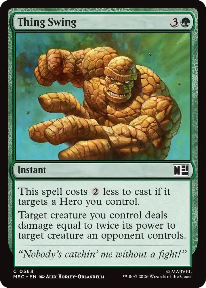 Thing Swing (564) [Marvel Super Heroes Commander]