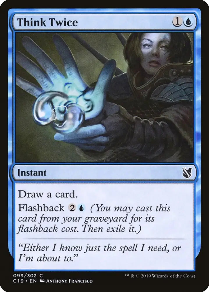 Think Twice [Commander 2019] - MTG Single