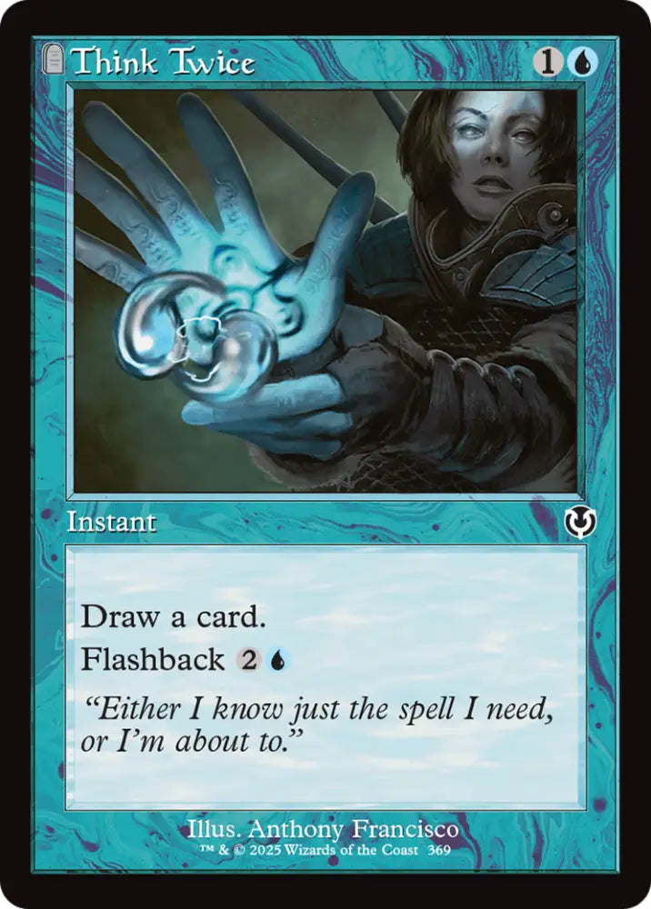 Think Twice (Retro Frame) [Innistrad Remastered] - MTG Single