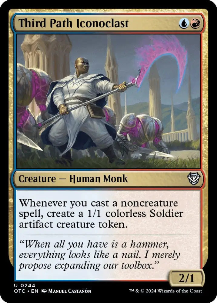 Third Path Iconoclast [Outlaws of Thunder Junction Commander] - MTG Single