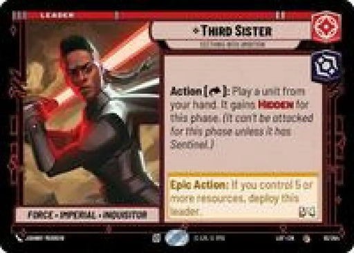 Third Sister - Seething With Ambition (010/264) [Legends of the Force]