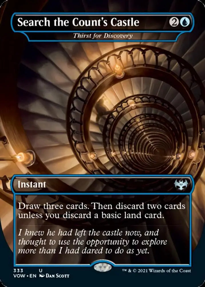 Thirst for Discovery - Search the Count’s Castle [Innistrad: Crimson Vow] - MTG Single