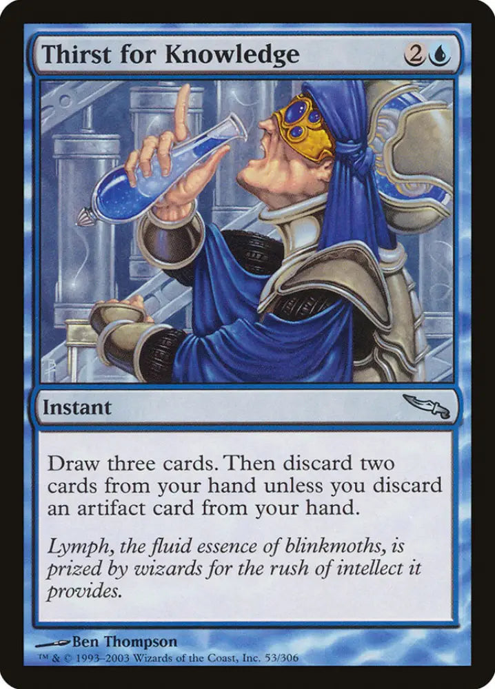 Thirst for Knowledge [Mirrodin] - MTG Single