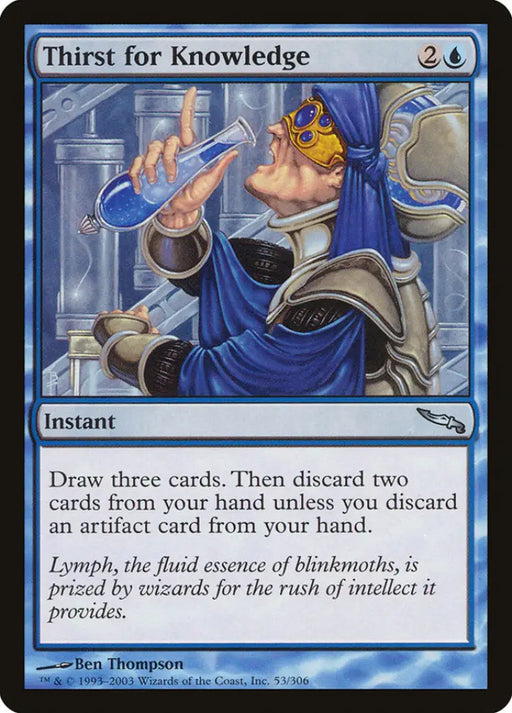 Thirst for Knowledge [Mirrodin] - MTG Single