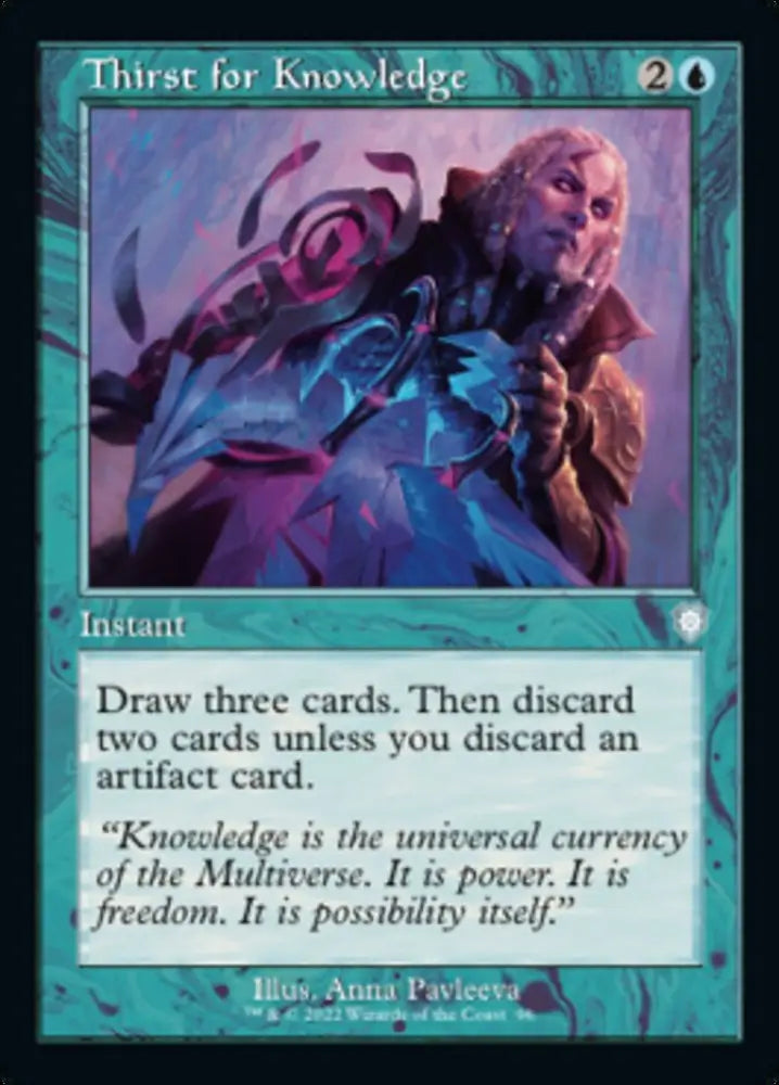 Thirst for Knowledge (Retro) [The Brothers’ War Commander] - MTG Single